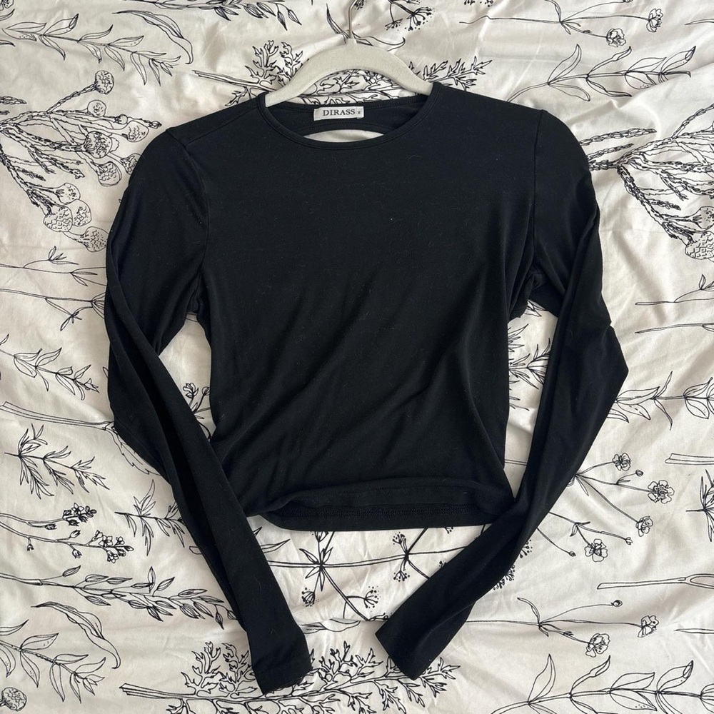 Black Long Sleeve Top